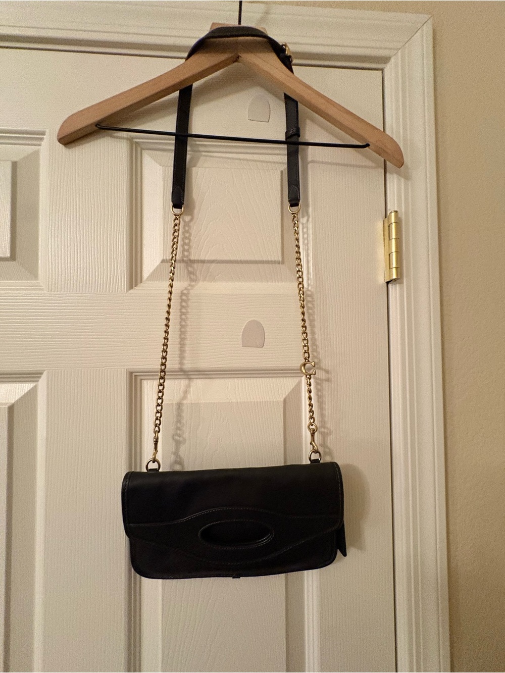 COACH Foldover Cut Out Clutch Crossbody - Picture 7 of 10